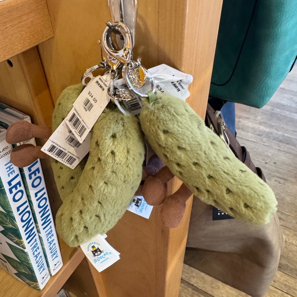 Jellycat Amuseables Pickle Bag Charm